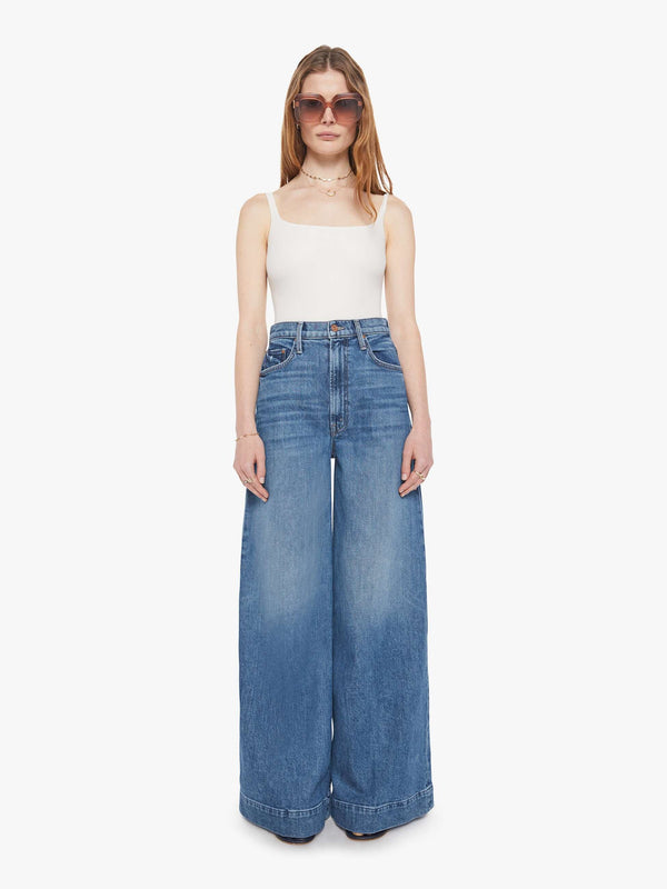 MOTHER JEANS THE HEADLINER SNEAK JEAN IN TAMBOURINE