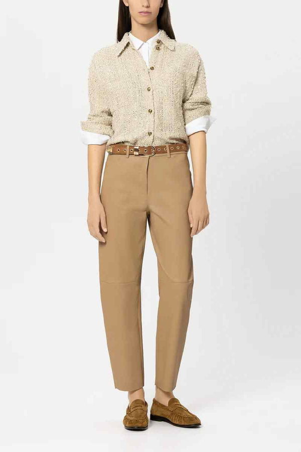 LUISA CERANO TWEED SHIRT JACKET