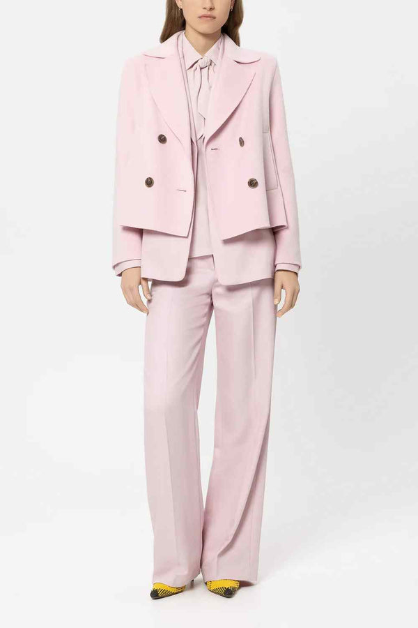 LUISA CERANO DOUBLE-FACE CABAN JACKET