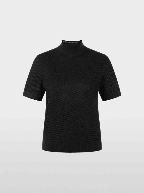 MARC CAIN SHORT SLEEVE LUREX JUMPER