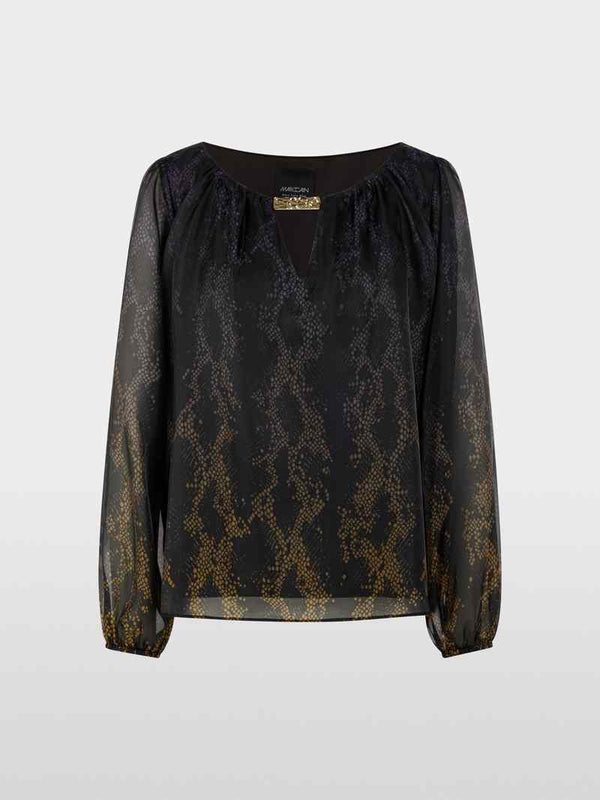 MARC CAIN DOUBLE LAYER SNAKE BLOUSE