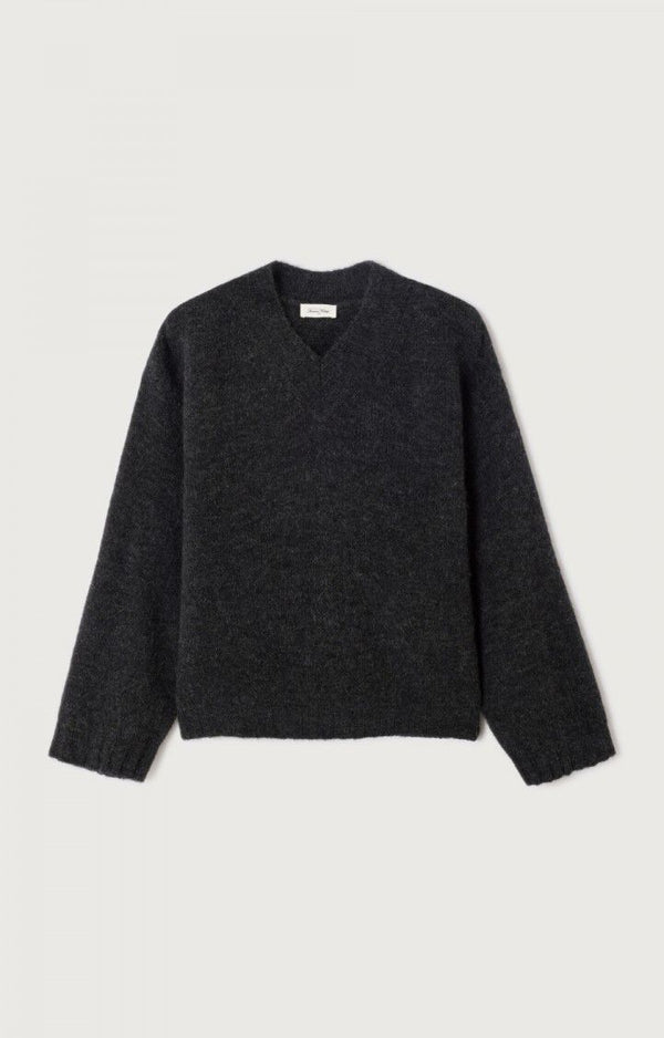 AMERICAN VINTAGE EAST OVERSIZED V-NECK JUMPER