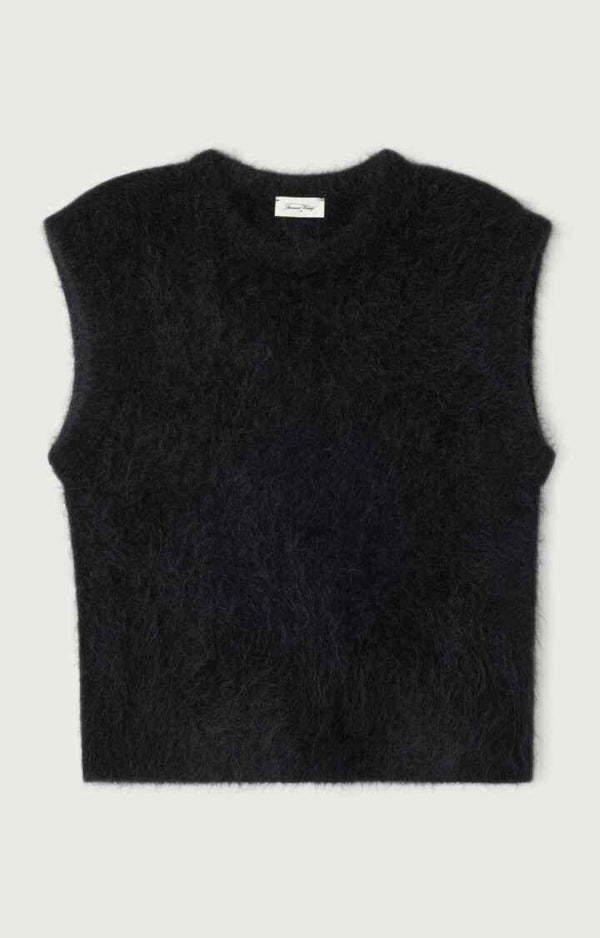AMERICAN VINTAGE NIBY FLUFFY SLEEVELESS JUMPER