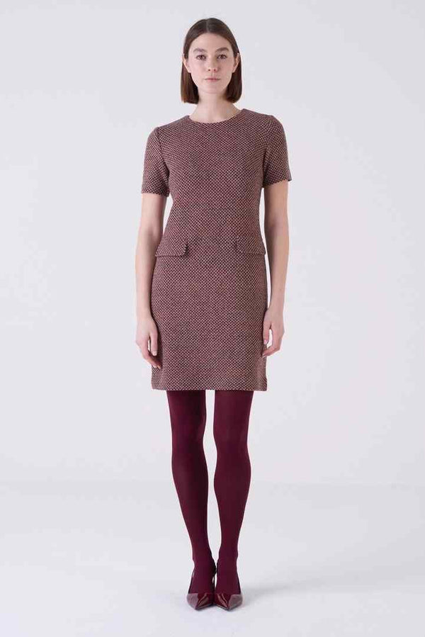 AMINA RUBINACCI TUC SHIFT DRESS