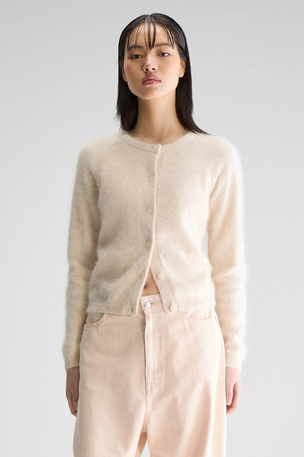 BELLEROSE DATAIR ANGORA BLEND CARDIGAN