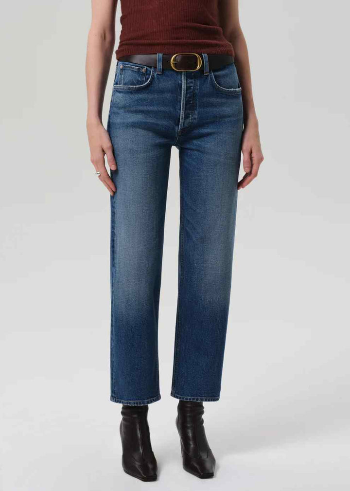 CITIZENS OF HUMANITY DELFINA WIDE LEG STRAIGHT JEAN IN CICI