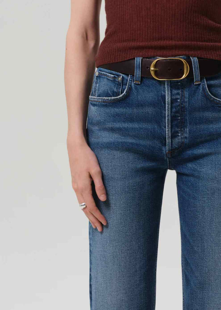 CITIZENS OF HUMANITY DELFINA WIDE LEG STRAIGHT JEAN IN CICI