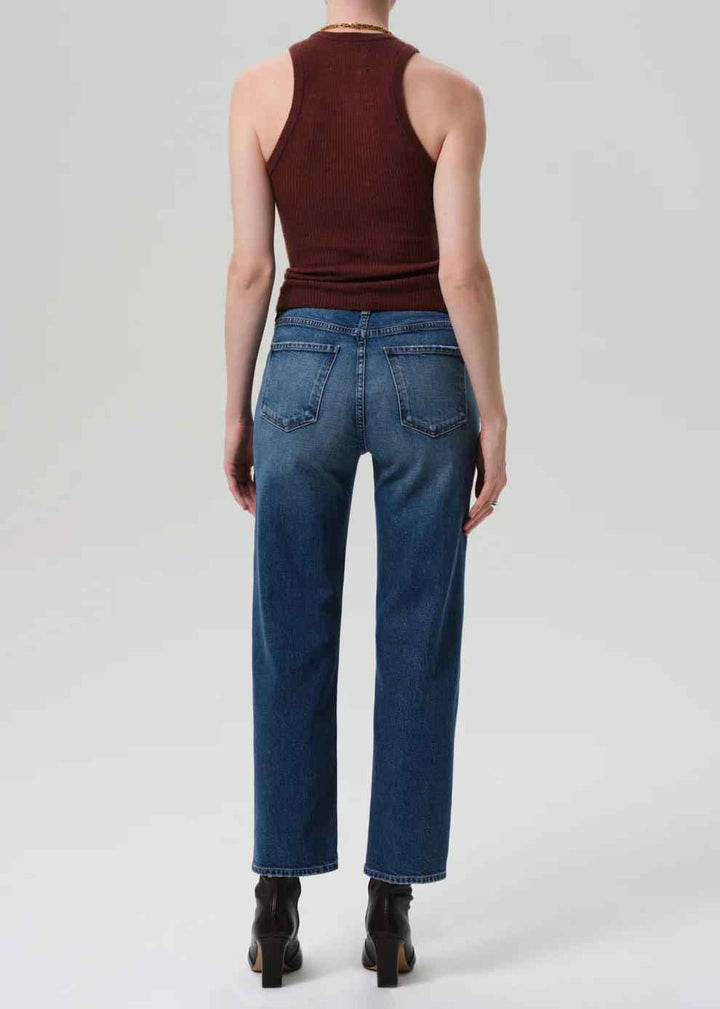 CITIZENS OF HUMANITY DELFINA WIDE LEG STRAIGHT JEAN IN CICI