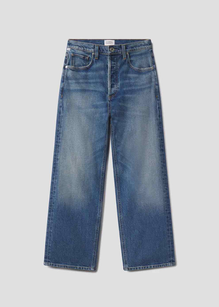CITIZENS OF HUMANITY DELFINA WIDE LEG STRAIGHT JEAN IN CICI