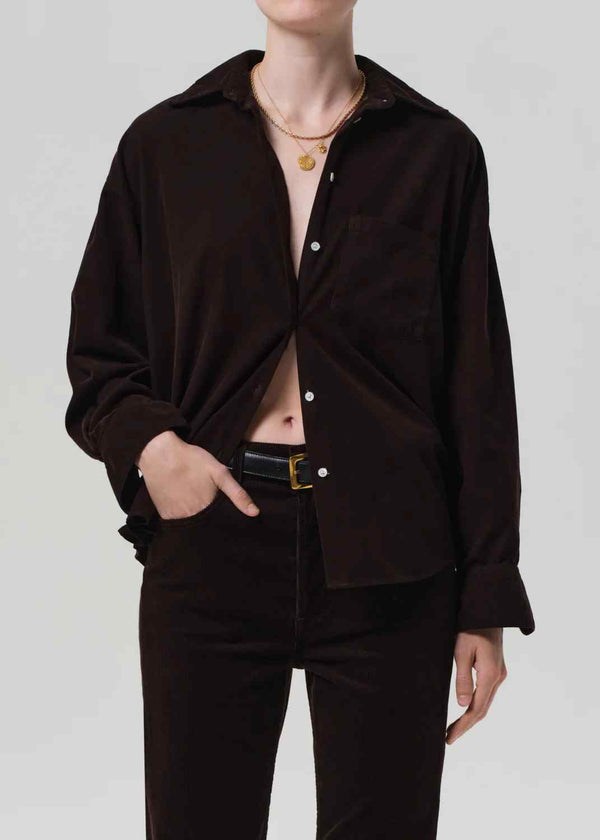 CITIZENS OF HUMANITY KAYLA CORD SHIRT