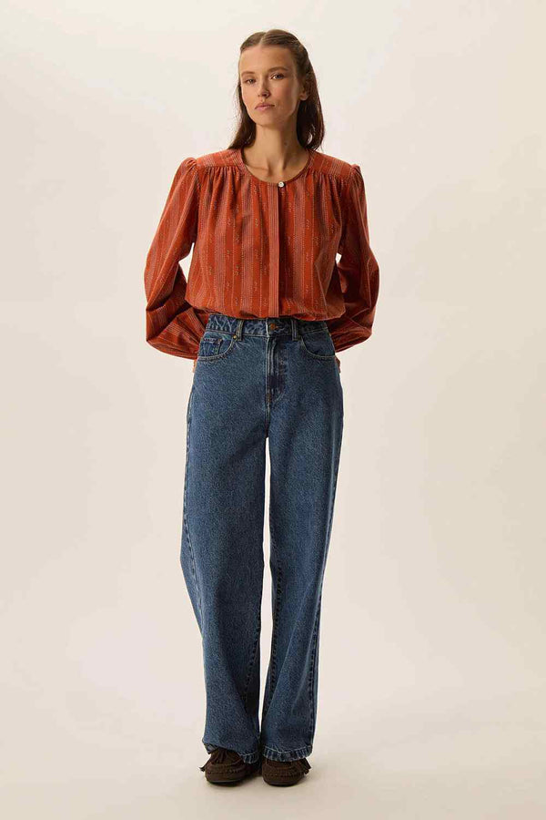 DES PETITS HAUTS EULALIE CACTUS BLOUSE