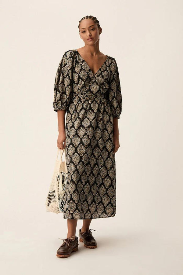 DES PETITS HAUTS SIROCCO PUFF SLEEVE DRESS