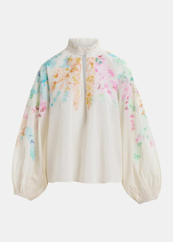 ESSENTIEL ANTWERP HITRUS EMBROIDERED BLOUSE