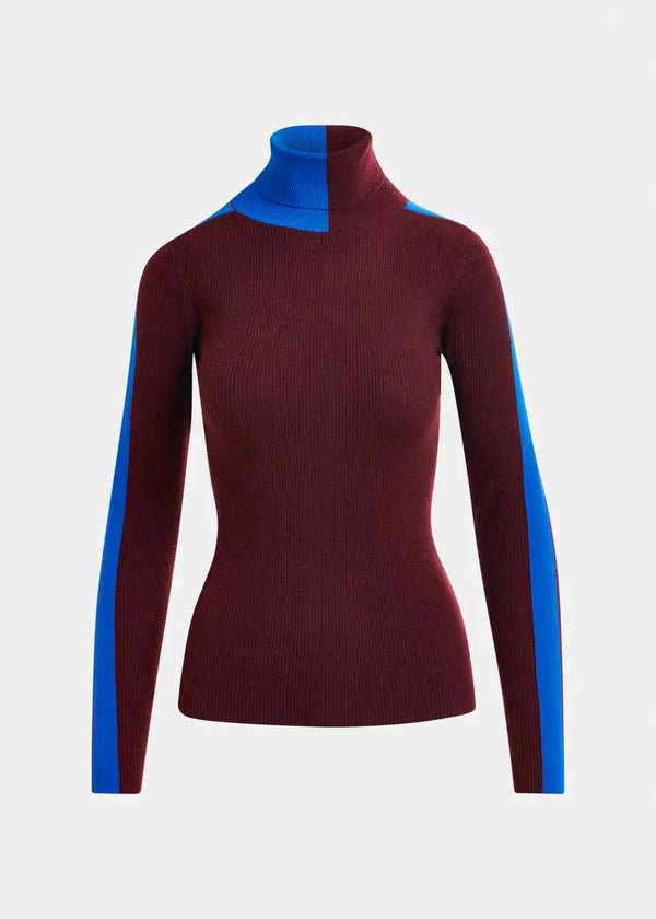 ESSENTIEL ANTWERP IFFORT TWO TONE TURTLENECK JUMPER