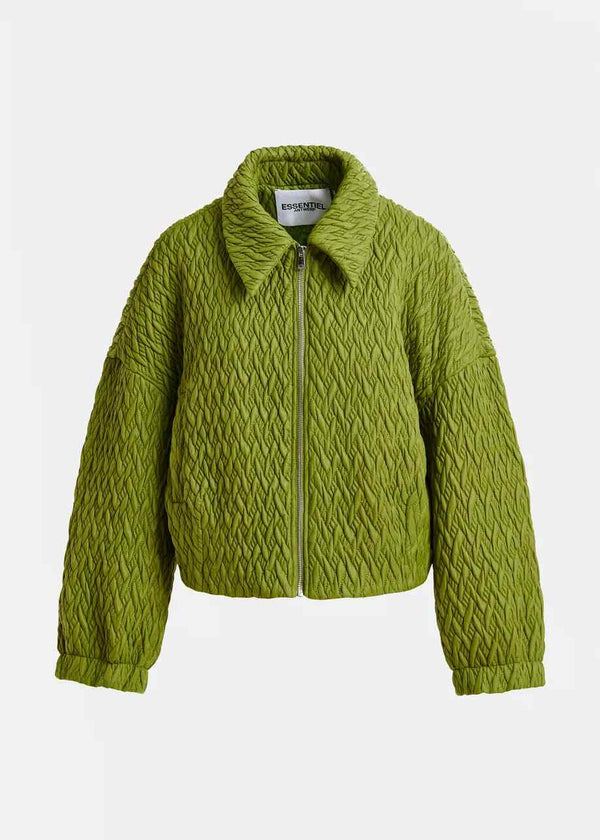 ESSENTIEL ANTWERP IMILLE FAUX LEATHER JACKET