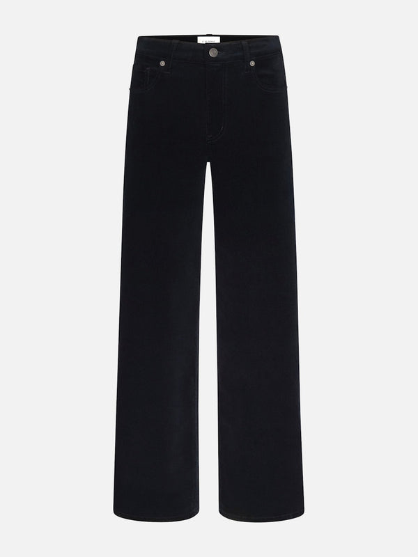 FRAME LE SLIM PALAZZO NAVY CORDS