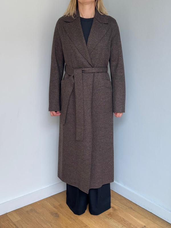 HARRIS WHARF LONG MAXI DONEGAL COAT