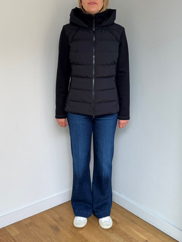 HERNO BLACK SCUBA JACKET