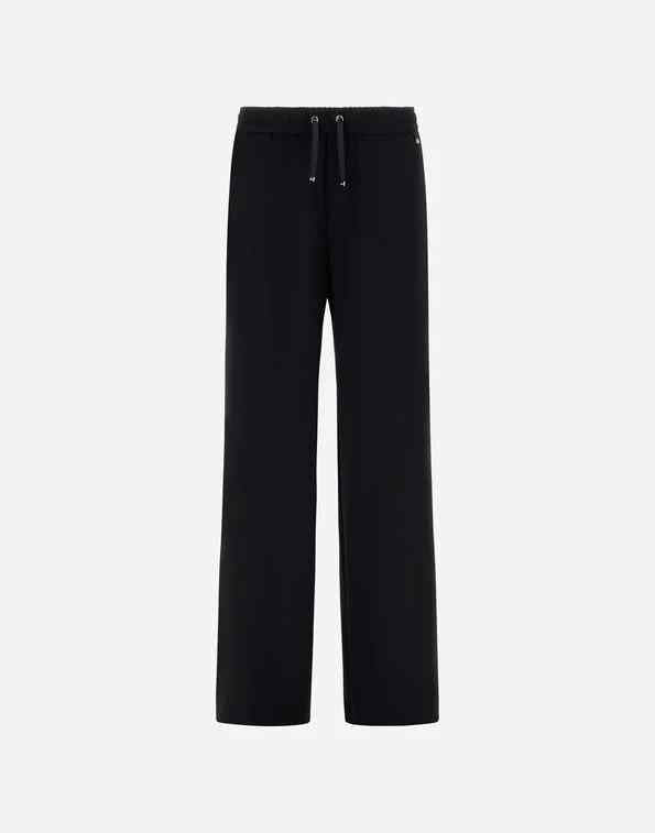 HERNO MATTE CREPE SATIN TROUSERS