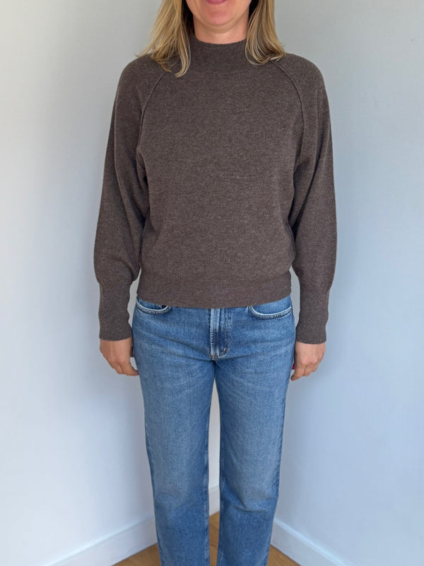 JUMPER 1234 EXPOSED SEAM HIGH NECK JUMPER