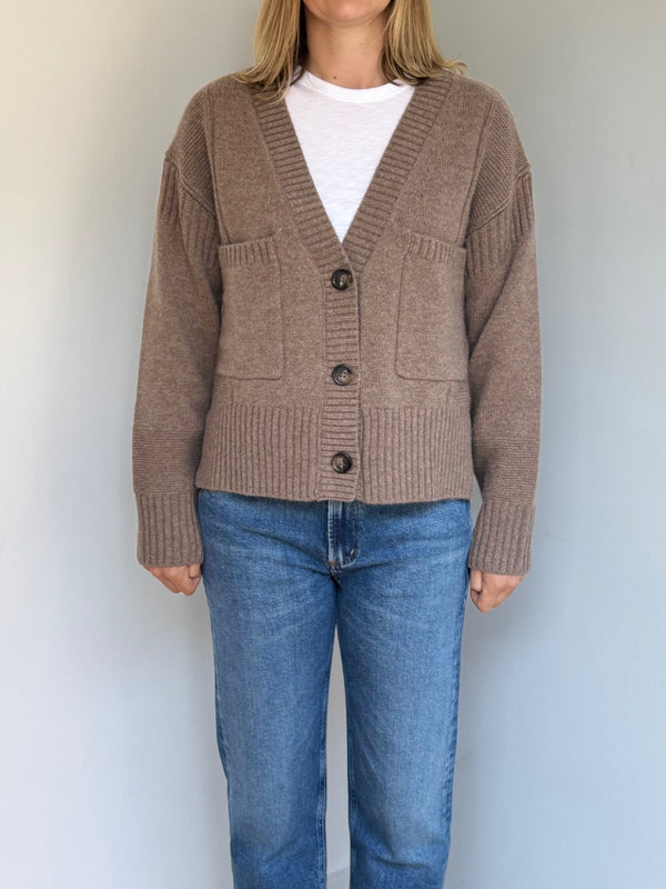 JUMPER 1234 GUERNSEY CHUNKY CARDIGAN