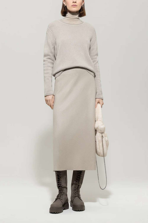 LUISA CERANO CASHMERE BLEND LONG SLEEVE SWEATER