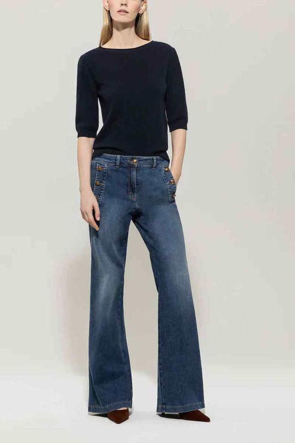 LUISA CERANO CASHMERE BLEND SWEATER
