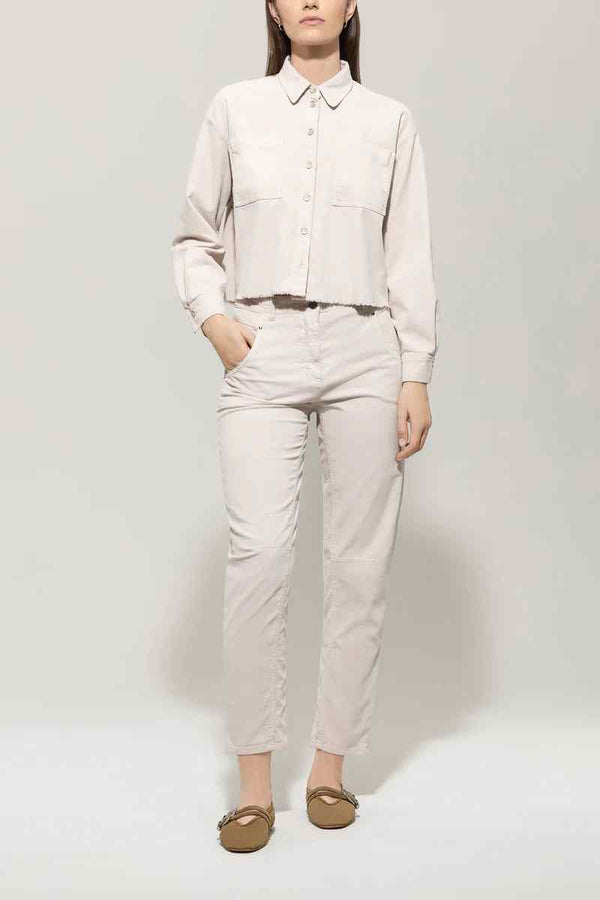LUISA CERANO LOOSE FITTING CORD TROUSERS