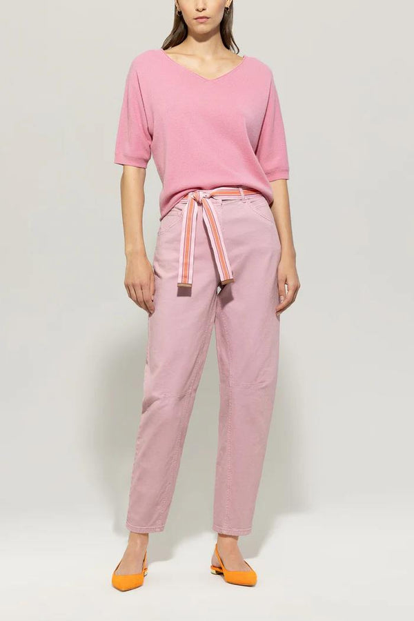 LUISA CERANO V- SHAPED CASHMERE BLEND SWEATER
