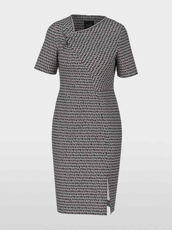MARC CAIN ASYMMETRICAL SCUBA DRESS