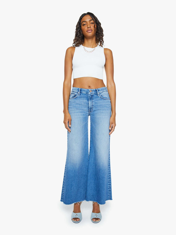 MOTHER JEANS THE ROLLER FRAY JEAN IN FAN FAVORITE