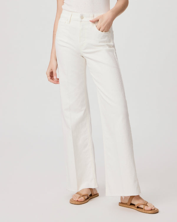 PAIGE DENIM ANESSA 31IN JEAN IN TONAL ECRU