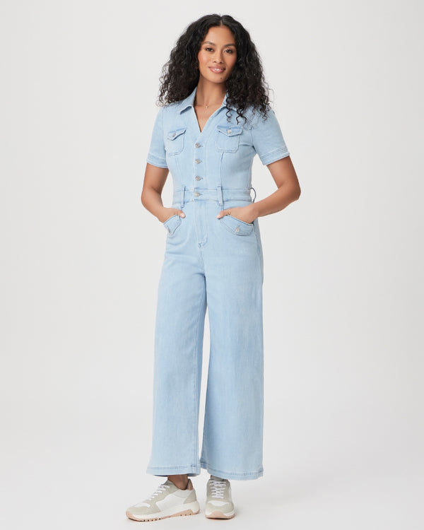 PAIGE DENIM HARPER ANKLE JUMPSUIT IN KOKOMO