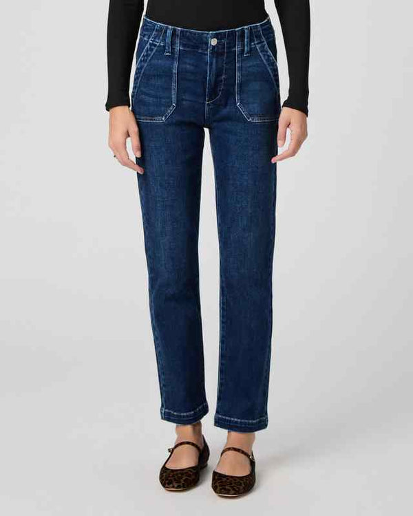 PAIGE DENIM MAYSLIE STRAIGHT ANKLE JEAN