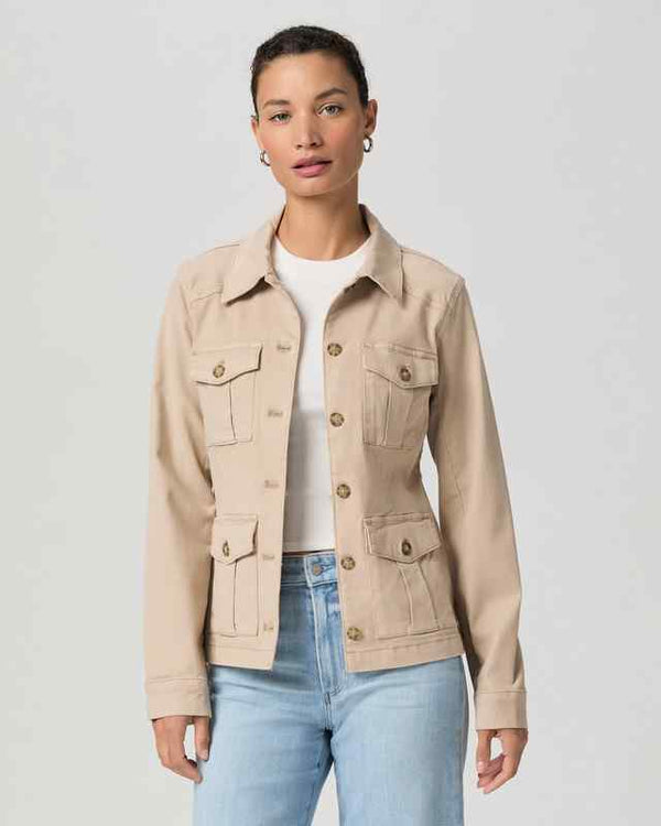 PAIGE DENIM STACEY SOFT SAND JACKET