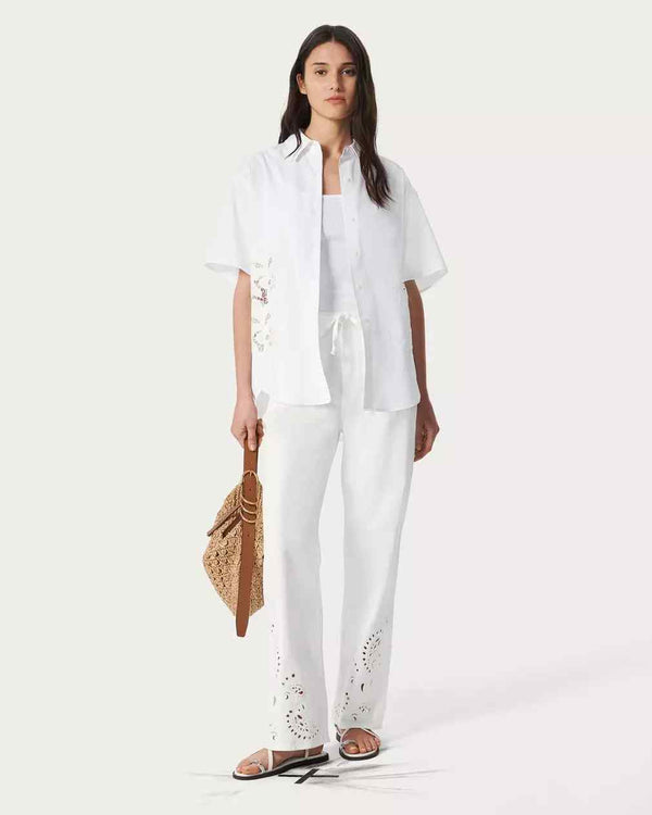 RAG & BONE AMY LACE POPLIN SHIRT
