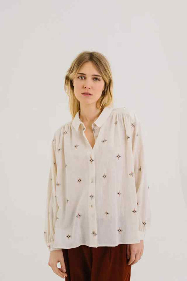 SACRE COEUR ALI ETNA EMBROIDERED SHIRT