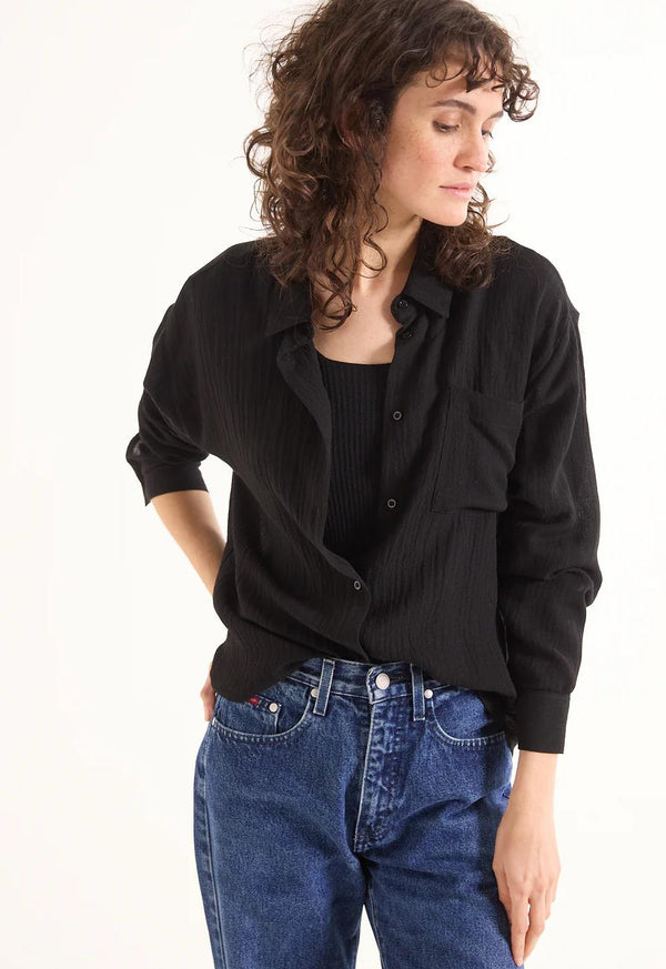 SACRE COEUR ELISA NERO BLOUSE