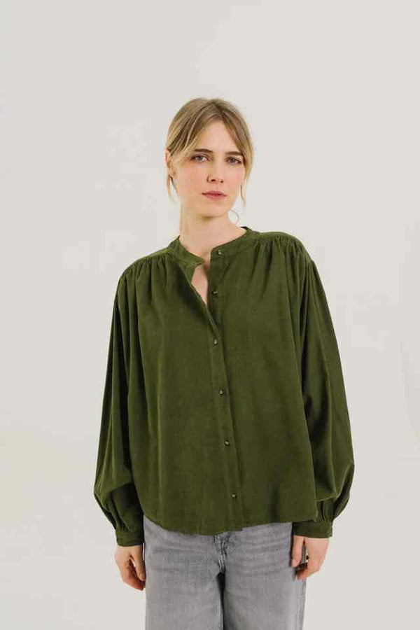 SACRE COEUR GIANNITA ALGAE CORD SHIRT