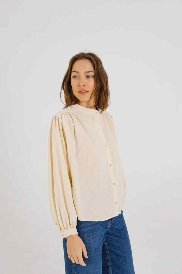 SACRE COEUR GIANNITA SNOW CORD SHIRT