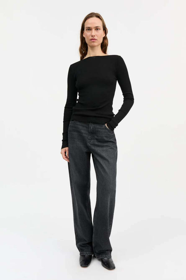 SKALL AMY WIDE NECK BLOUSE