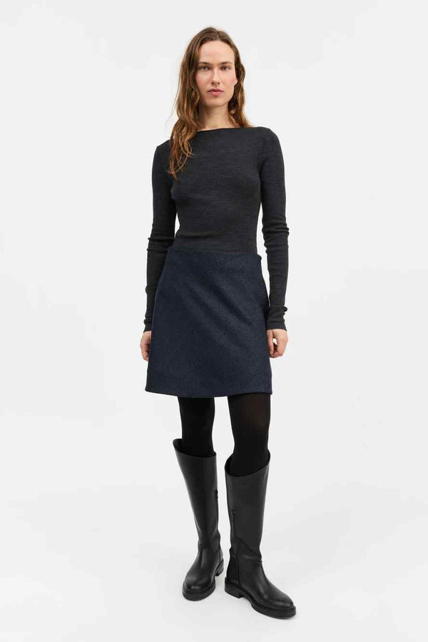 SKALL FIFI SKIRT IN NAVY BLACK