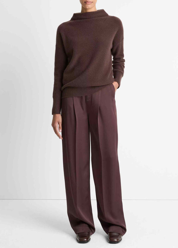 VINCE CASHMERE FUNNEL NECK JUMPER