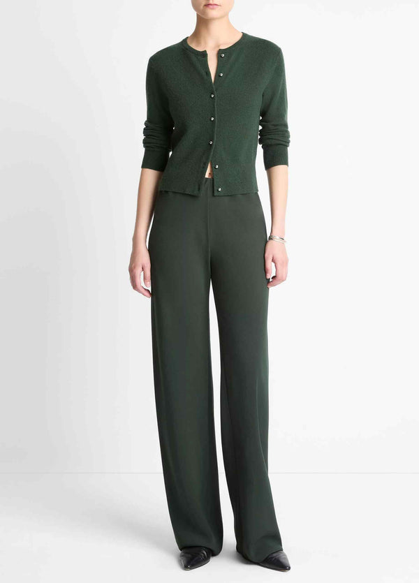 VINCE METAL BUTTON CARDIGAN