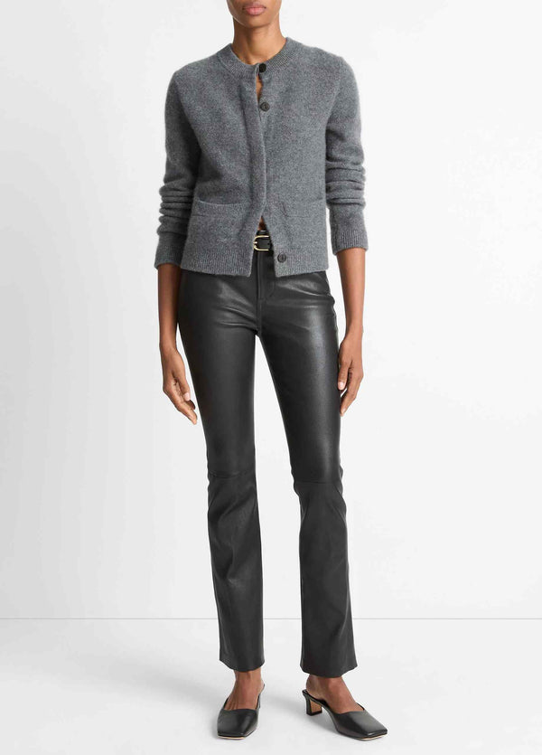 VINCE PLUSH CASHMERE SHRUNKEN CARDIGAN