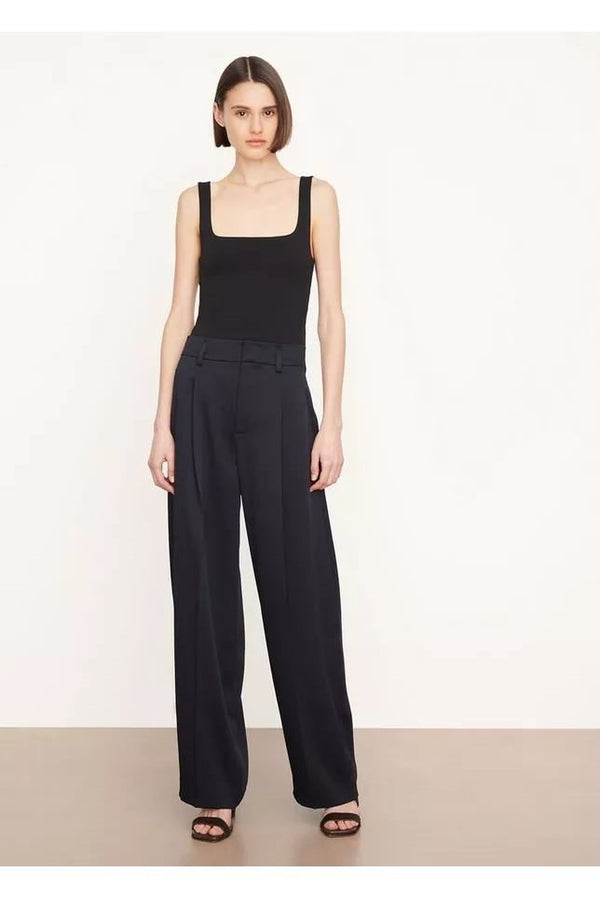 VINCE SATIN WIDE-LEG PANT