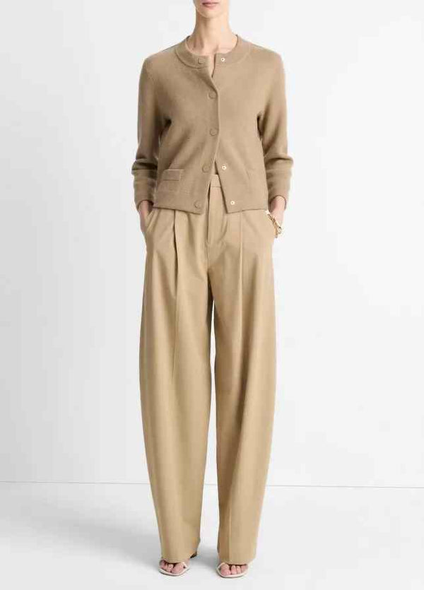 VINCE SNAP BUTTON CARDIGAN