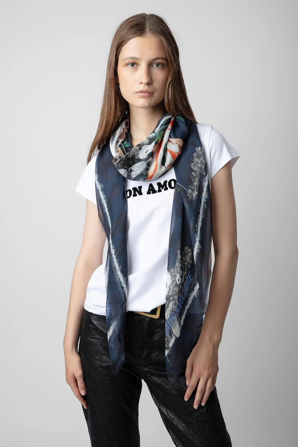 ZADIG & VOLTAIRE KERRY PRINTED SCARF