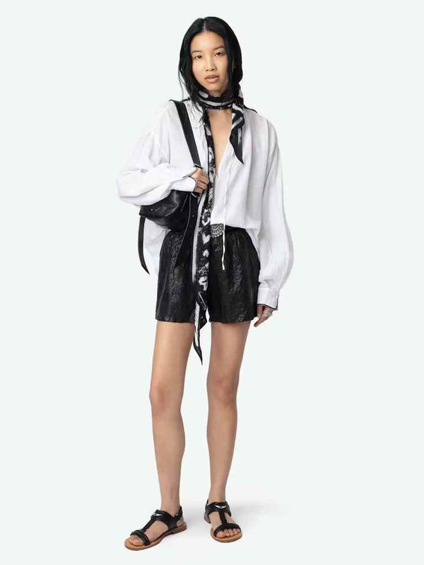 ZADIG & VOLTAIRE TROENE OVERSIZED COTTON BLOUSE