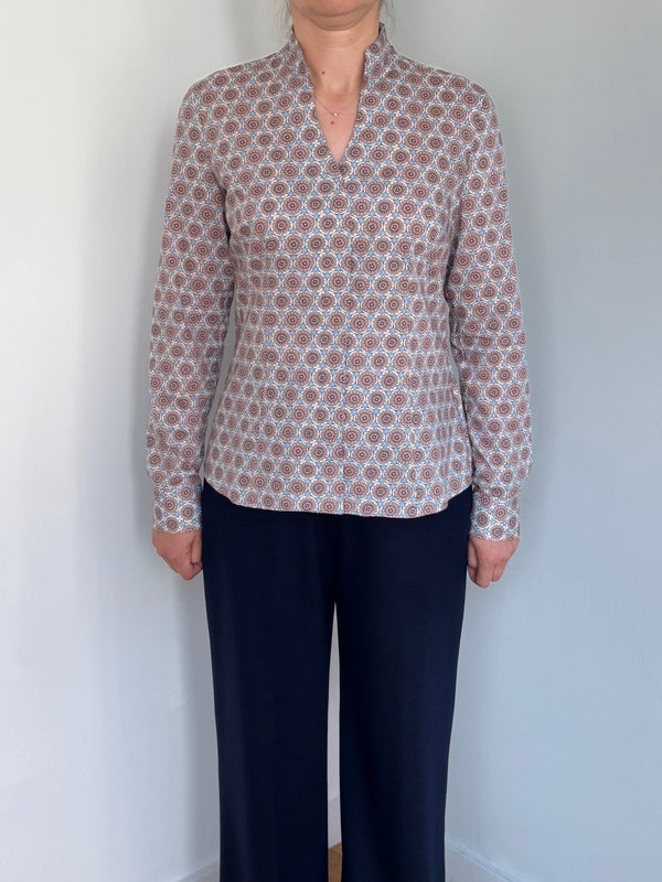 ZANETTI 1965 COTTON PATTERNED SHIRT